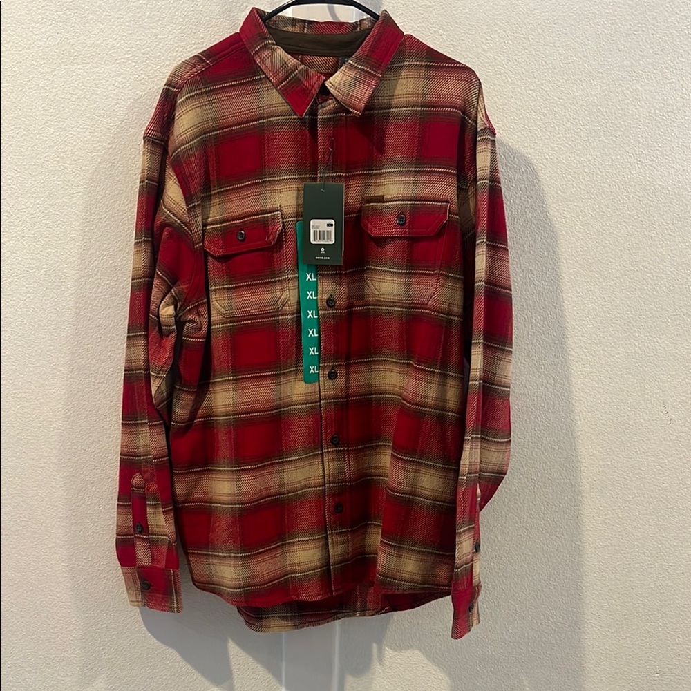 Orvis Red Plaid Men's Shirt